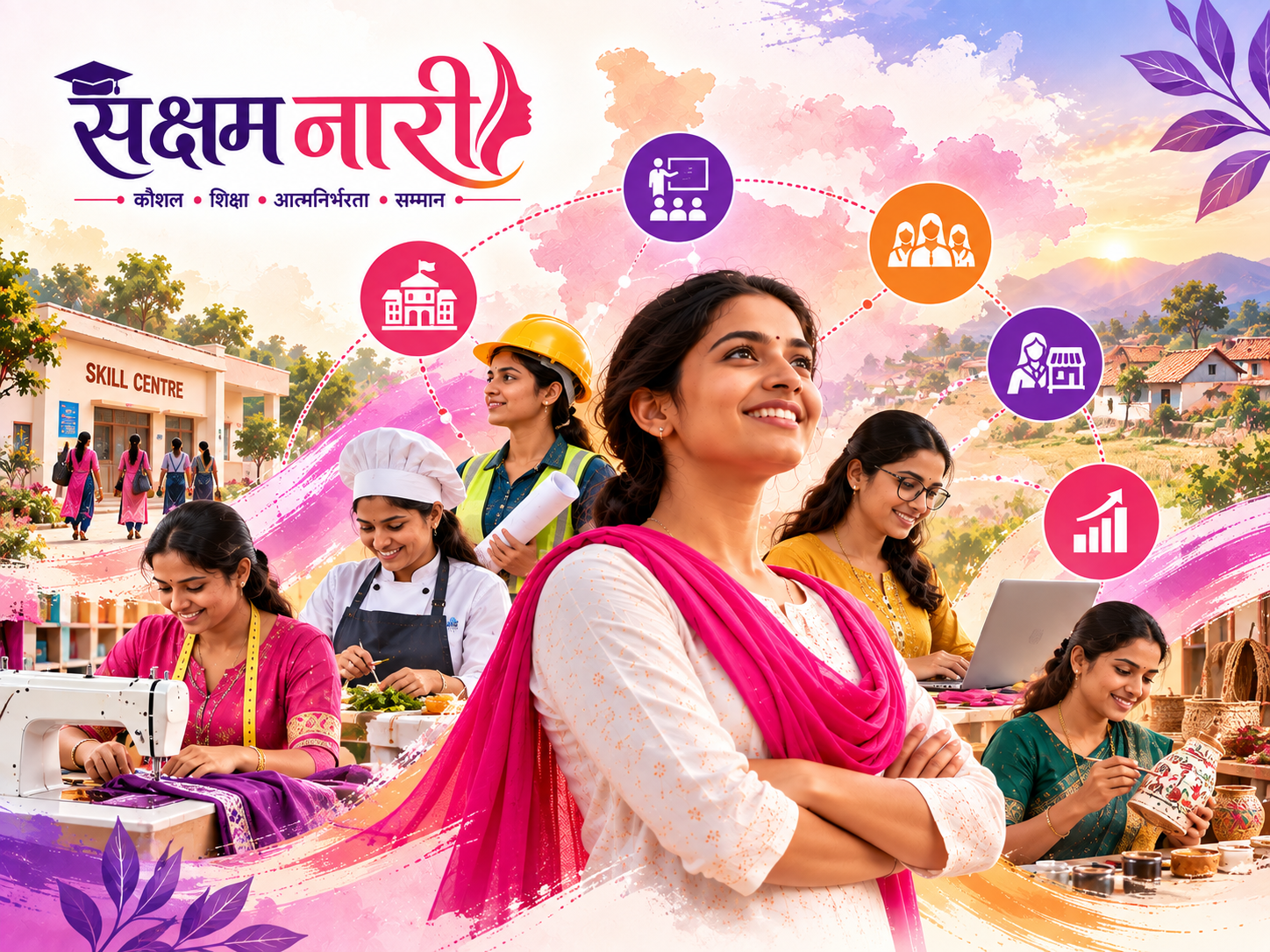 Saksham Naari skill network